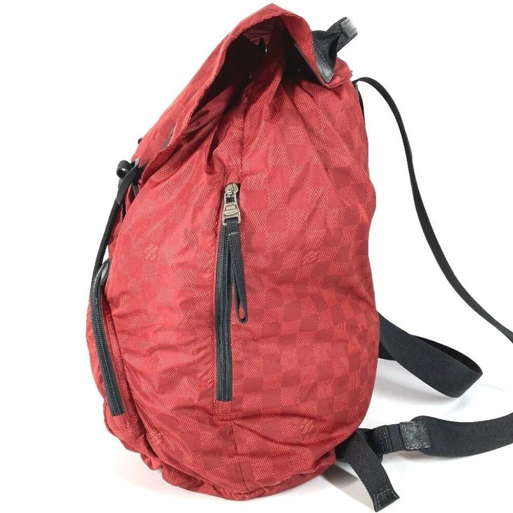 LOUIS VUITTON Damier-Adventure Adventure Light pack Backpack pouch foldable - Picture 3 of 14